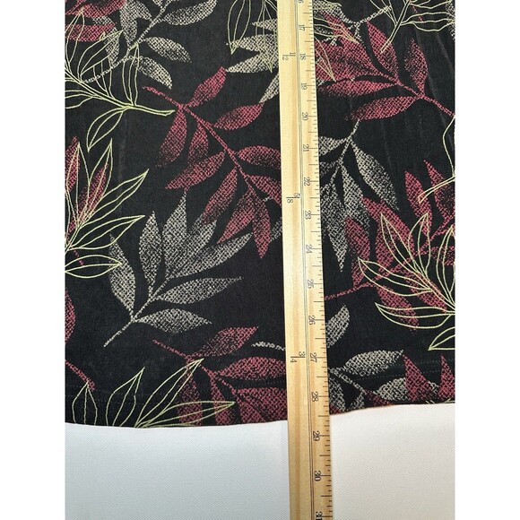 Ve Ve Collection Black Floral Sleeveless Blouse Slinky Top Whimsigoth Women's 3X - Picture 6 of 7